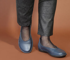 Loints Ballerinas Natural Blue blau 68303-0249 Nessersluis - LNT 4