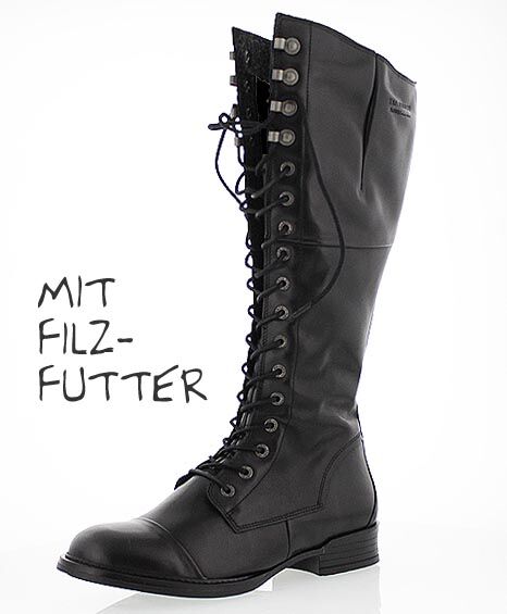 TPN 42 TEN POINTS Pandora 120009-101 Schnür-Stiefel schwarz - TPN 42