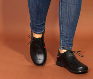 Think Schn&uuml;rschuhe schwarz Pensa Damen schwarz 199-0000 - PN 14