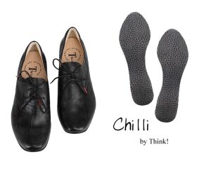 Think Schn&uuml;rschuhe schwarz Chilli schwarz 269-0000 - HIL 169