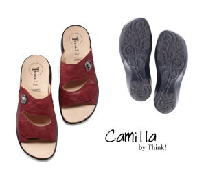 Think Pantoletten rot Camilla cherry 86430-73 - AML 275