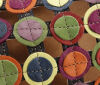 Think Pantoletten bunt Julia schwarz/multicolour 247-0000 - JLA 141