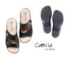 Think Pantoletten schwarz Camilla schwarz-kombi 76-0010 - AML 282