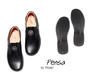 Think Slipper schwarz Pensa Damen schwarz 85847-00 - PN 115