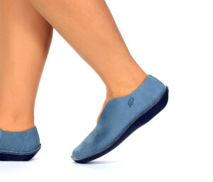 Loints Slipper Turbo jeans blau 39002-0356 Twisk - LNT 604