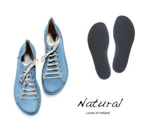 Loints Schn&uuml;rschuhe Natural jeans blau 68066-0356 Nieuwvliet - LNT 612