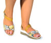 Think Sandaletten bunt Meggie safran/kombi 86441-67 - MEG 6