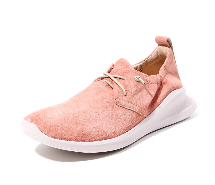 think schnürschuhe rosa waiv salmon 86081-32 fussbett: lederbezogene wechselbare kork-weichschaum-bettung mit besonders guter auftritt-dämpfung im ballenbereich (pflanzlich gegerbt) kalbsleder pflanzlich  gegerbt - nicht gefärbt 15 mm absatz in der schalensohle ganz sportlicher 2-loch-schnürer mit nahtfreier vorderpartie - so schön war laufen noch nie