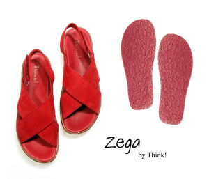 Think Sandaletten rot Zega fire 206-5000 - ZGA 40