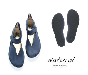 Loints Ballerinas Natural blue blau 68141-0256  - LNT 621