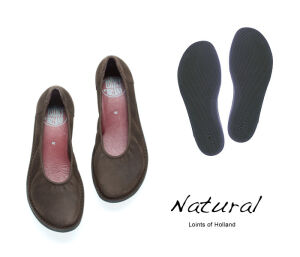 Loints Ballerinas Natural dark brown braun 68303-0613 Nessersluis - LNT 885
