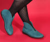 Loints Booties Natural turquoise petrol 68867-0540 Nabbegat - LNT 665