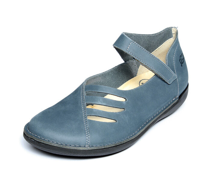 Loints Ballerinas Natural jeans blau 68302-0356 Nettelhorst - LNT 942
