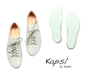 Think Schnürschuhe grau Kapsl GRAU/KOMBI 45-2030 - KPS 120