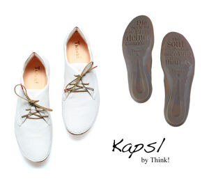 Think Schn&uuml;rschuhe weiss Kapsl BIANCO 204-1000 - KPS 121