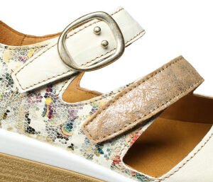 Think Sandaletten beige Meggie ivory/kombi 252-1000 - MEG 24