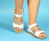Think Sandaletten beige Meggie ivory/kombi 252-1000 - MEG 24
