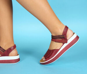 Think Sandaletten rot Meggie cherry/kombi 370-5000 - MEG 29
