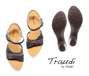 Think Sandaletten blau Traudi indigo/kombi 242-8000 - AUD 103
