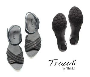 Think Sandaletten schwarz Traudi sz/kombi 308-0000 - AUD 106