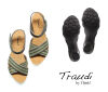 Think Sandaletten gr&uuml;n Traudi oliv/kombi 308-7000 - AUD 108