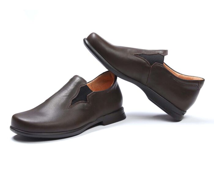 think slipper braun pensa damen tabacco 484-3000 fussbett: lederbezogene wechselbare kork-latex-bettung (pflanzlich gegerbt) kalbsleder pflanzlich  gegerbt - nicht gefärbt 5 mm absatz slipper mit 2 seitlichen gummizügen - auf vielfachen wunsch in einer besonders schlichten ausführung ohne schmuck-applikation