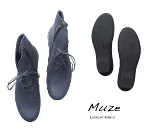 Loints Stiefeletten Muze F-1/2 blue blau 33156-0557 Moerbeek - LNT 1226