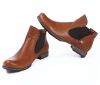 think booties braun denk kastanie 420-3000 lederbezogene kork-latex-bettung - vegetabil gegerbt lederfutter - vegetabil gegerbt 10 mm absatz endlich wieder da: beliebter bootie mit 2 breiten gummizügen für sicheren halt und bequemen einstieg