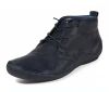 think booties blau kapsl ocean 47-8030 fussbett: lederbezogene wechselbare kork-weichschaum-bettung mit besonders guter auftritt-dämpfung im ballenbereich (pflanzlich gegerbt) leder pflanzlich  gegerbt 10 mm absatz in der schalensohle richtig, richtig guter slipon-midcut-bootie in sneaker-optik. elastik-senkel und die an beiden seiten gummizug-befestigte zunge sorgen für guten sitz am fuss ohne den schuh schnüren zu müssen. (natürlich können die elastik-senkel aber auch durch richtige schnürsenkel ersetzt werden.)