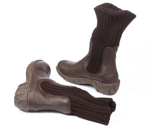 NRL 89 EL NATURALISTA Yggdrasil N-097-brown Booties - NRL 89