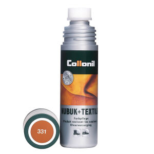 Nubuk Textile Farbpflege - hell braun 331 - Flasche mit...