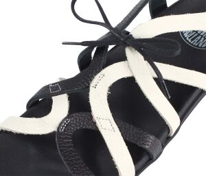Loints Sandaletten SWING offwhite/black schwarz 65980-2535 Schilberg - LNT 1344