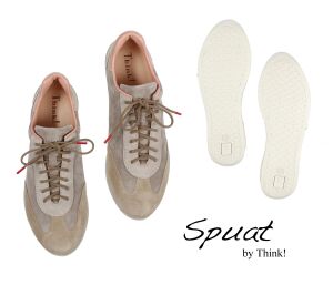 Think Schnürschuhe beige Spuat sabbia/kombi 489-4000 - SPT 13