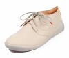 think schnürschuhe beige duene creme 579-4000 herausnehmbare komfort-bettung mit hoher dämpfung leder pflanzlich  gegerbt - nicht gefärbt 5 mm keil-absatz in der sohle sommerlicher kurz-schnürer mit weitem einstieg in unaufgeregtem design