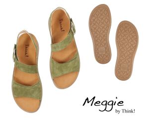 Think Sandaletten gr&uuml;n Meggie moos 251-7000 - MEG 50