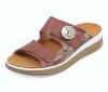 think pantoletten rosa meggie rosa/kombi 355-5010 durch klett fixiertes, wechselbares gesch&auml;umtes pu-leder fu&szlig;bett kalbsleder pflanzlich  gegerbt - farblich passend gef&auml;rbt 10 mm keilabsatz in der sohle erfrischend freundliche pantolette mit idealer funktion. stabile klettverschl&uuml;sse f&uuml;r guten halt und beste ballenabdeckung. dekorativer schmuckknopf, aufw&auml;ndig bedruckt am oberen riemen