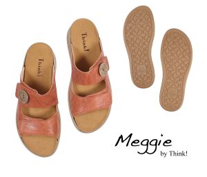 Think Pantoletten braun Meggie mango 355-5020 - MEG 43