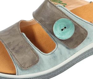 Think Pantoletten bunt Meggie salbei/kombi 355-7010 - MEG 42