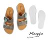 Think Pantoletten bunt Meggie salbei/kombi 355-7010 - MEG 42