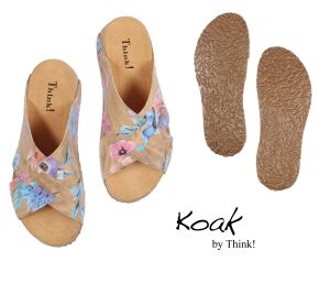 Think Pantoletten beige Koak savana 537-9000 - KOA 24
