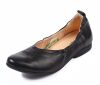 think ballerinas schwarz guad-2 schwarz 563-0000 fussbett: lederbezogene wechselbare kork-latex-bettung (pflanzlich gegerbt) kalbsleder pflanzlich  gegerbt - nicht gef&auml;rbt 10 mm absatz meisterlich schlichte ballerinas mit beidseitigem gummizug f&uuml;r beste passform. an den seiten und der ferse weich abgef&uuml;ttert. ideal f&uuml;r l&auml;ngere strecken