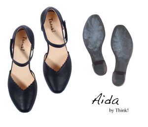 Think Pumps blau Aida ocean 654-8000 - AID 897