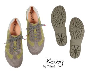 Think Schn&uuml;rschuhe gr&uuml;n Kong graphite/kombi 389-2000 - CKN 214