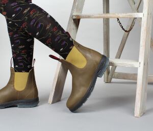 HBS 7 HoboShoes Australian 10244079-6034 Boots olive/mustard/grey - HBS 7