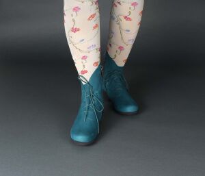 Loints Stiefeletten Muze F-1/2 turquoise petrol 33156-0540 Moerbeek - LNT 1429