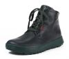 think booties blau comoda navy-kombi 628-8010 fussbett: lederbezogene wechselbare kork-weichschaum-bettung mit besonders guter auftritt-d&auml;mpfung im ballenbereich (pflanzlich gegerbt) leder pflanzlich  gegerbt 10 mm absatz in der keilsohle die besten city-booties mit angenehmer schafth&ouml;he von ca. 10 cm und schn&uuml;rung f&uuml;r individuellen sitz. echt gut, echt bequem.