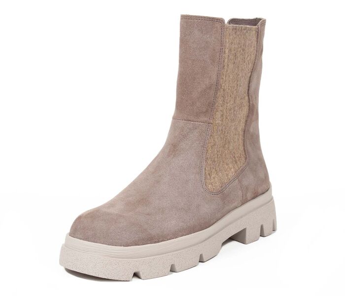 think stiefeletten beige kangae stone 620-2000 fussbett: leder-bezogene wechselbare kork-latex-bettung (pflanzlich gegerbt) lederfutter - vegetabil gegerbt 15 mm absatz sehr freundliche helle chelsea-stiefeletten mit 2 seitlichen gummizügen