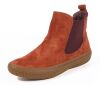 think booties rot tjub mattone-kombi 428-5000 fussbett: lederbezogene wechselbare kork-weichschaum-bettung mit besonders guter auftritt-d&auml;mpfung im ballenbereich (pflanzlich gegerbt) leder pflanzlich  gegerbt ohne absatz leichte sportliche chelsea-booties, ganz klassisch mit 2 seitlichen gummiz&uuml;gen und anfasser am fersenabschluss. nahtfreie ballenpartie und weich gepolsterter schaftabschluss sorgen f&uuml;r wohlf&uuml;hl-momente.schafth&ouml;he ca. 12 cm