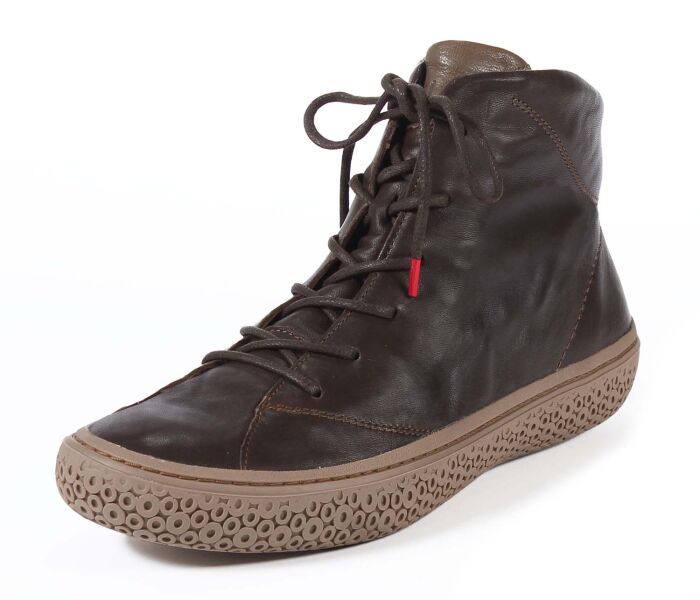 think booties braun tjub espresso 491-3020 fussbett: lederbezogene wechselbare kork-weichschaum-bettung mit besonders guter auftritt-dämpfung im ballenbereich (pflanzlich gegerbt) echter walkloden von steiner 1888 aus österreich ohne absatz extra komfortabler schnür-booties mit langer funktionsschnürung und zusätzlichem seitlichem reissverschluss für schnellen einstieg. besonders weich abgefütterter schaftrand.