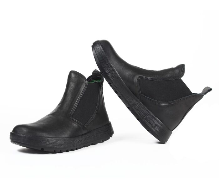 think booties schwarz comoda schwarz 456-0000 fussbett: walkloden-bezogene wechselbare kork-latex-bettung echter walkloden von steiner 1888 aus &ouml;sterreich 10 mm absatz in der keilsohle prima chelsea-boots mit 2 breiten gummiz&uuml;gen an den seiten f&uuml;rs urban gardening oder ausspannen bei freundins cottage auf dem land.